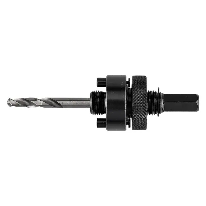 Bi-metal delik açma testereleri için kılavuz matkap uçlu adaptör 32-152 mm, Hex