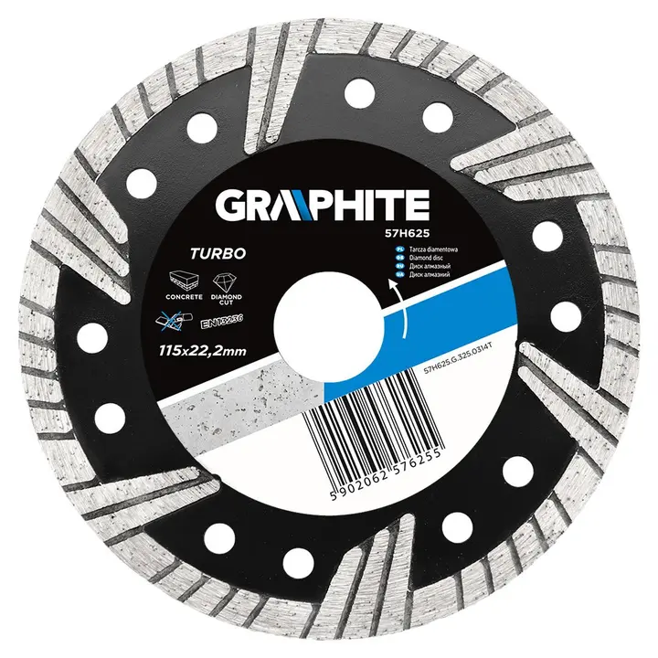 Elmas disk 115 x 22.2 mm, Turbo
