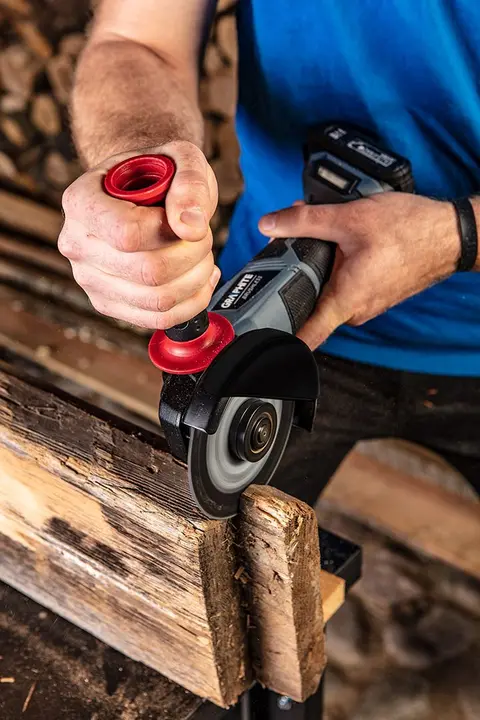 Akülü avuç taşlama makinesi, kömürsüz, Energy+ 18V, Li-Ion, disk 125 mm, akü hariç