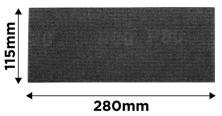 Zımpara filesi 115 x 280 mm, P