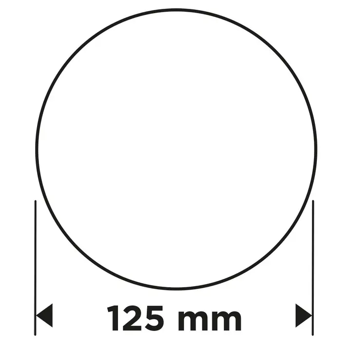 Cırt bantlı zımpara diskleri 125 mm, P24, 5 adet, deliksiz