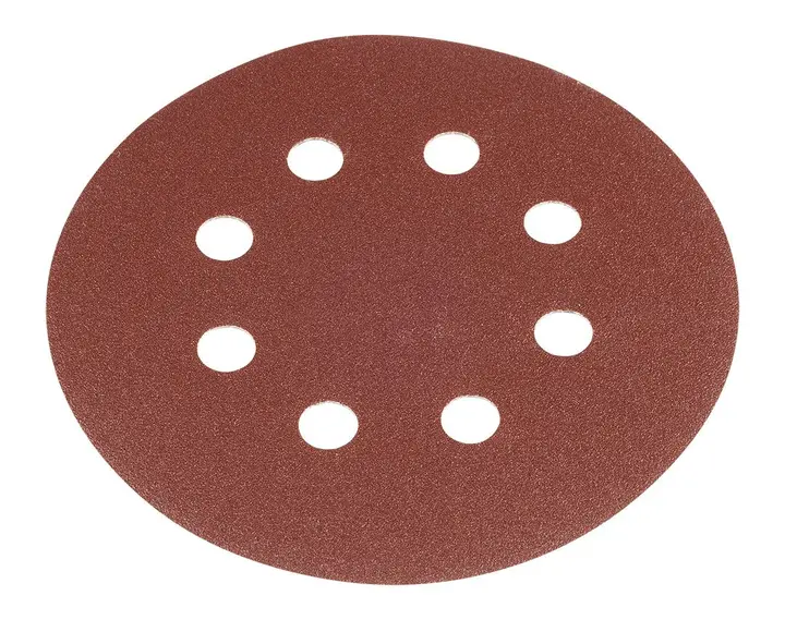 Cırt bantlı zımpara diskleri 125 mm, P40, 5 adet, 8 delikli