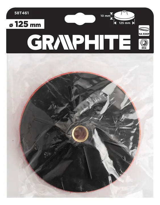 Cırt bantlı disk 125 mm x 10 mm, M14 dişli