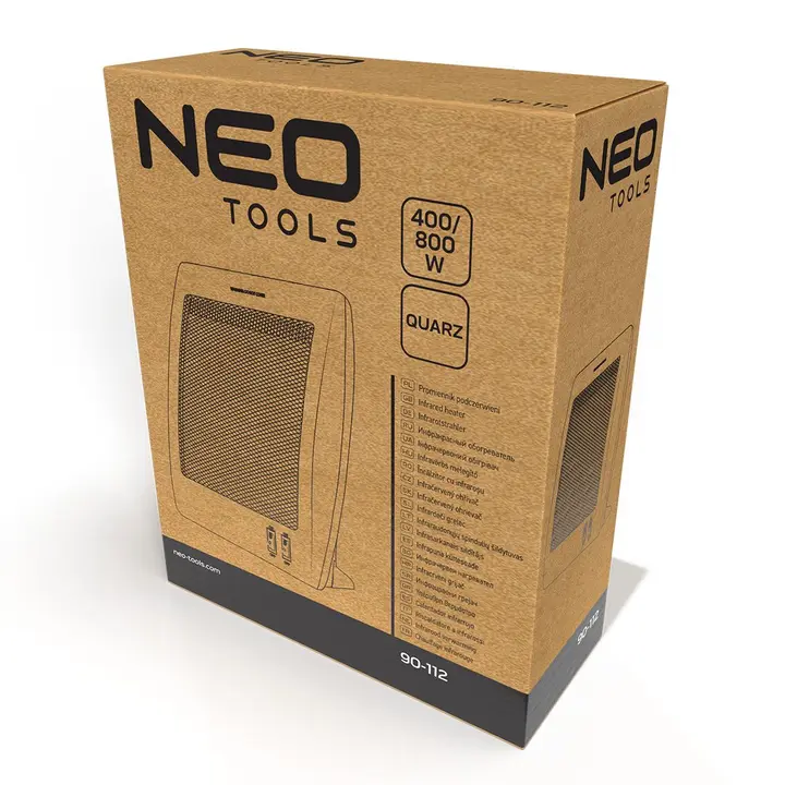 Kuvars kızılötesi ısıtıcı 400/800W