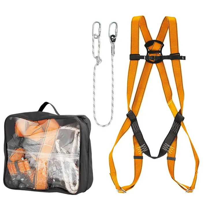 Güvenlik halatlı düşme önleyici set