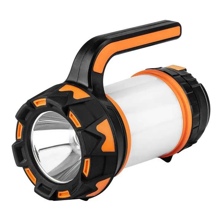 Şarj edilebilir kamp lambası 800lm, 3'ü 1 arada CREE T6 + SMD LED powerbank