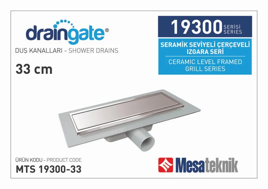 MTS 19300 Seramik Seviyeli Çerçeveli Izgara Seri