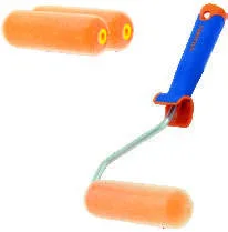 Geri Çekilebilir Mini Rulo 11 cm Flok Kaplı, Çift Malzemeli Sap