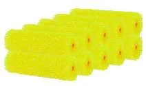 10'lu Gözenek 3 (Pore 3) Sarı Mini Rulo Yünü Paketi, 11 cm