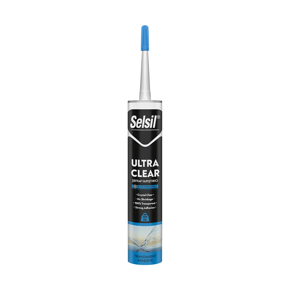 Ultra Clear Kristal Şeffaf Montaj Yapıştırıcı Silikon